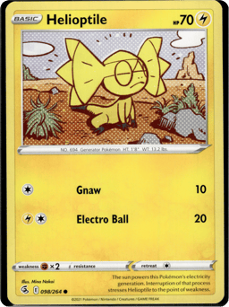 2021 Helioptile #98 Fusion Strike