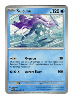 2025 Suicune #24 Prismatic Evolutions