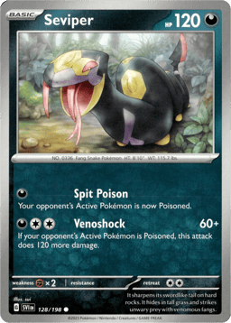 2023 Seviper #128 Scarlet & Violet