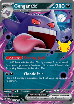 2026 Gengar ex #90 30th Celebration