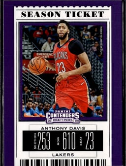 2019 Anthony Davis #2 Contenders Draft Picks