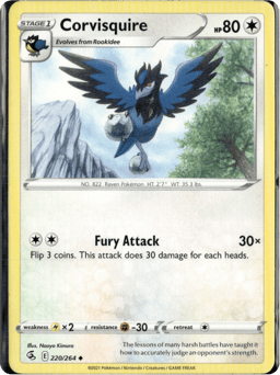 2021 Corvisquire #220 Fusion Strike