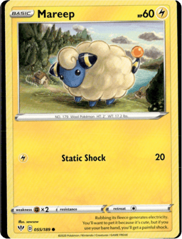 2020 Mareep #55 Darkness Ablaze