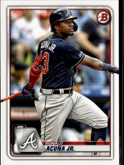 2020 Ronald Acuna Jr. #27 Bowman