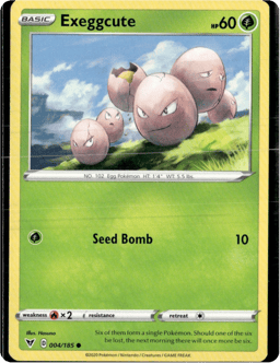 2020 Exeggcute #4 Vivid Voltage