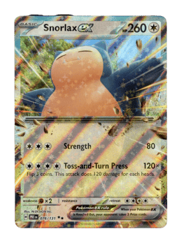 2025 Snorlax ex #76 Prismatic Evolutions