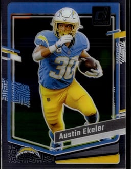 2023 Austin Ekeler #28 Clearly Donruss