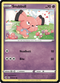 2021 Snubbull #115 Fusion Strike