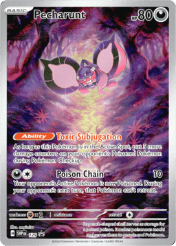 2023 Pecharunt #129 Scarlet & Violet Black Star Promos
