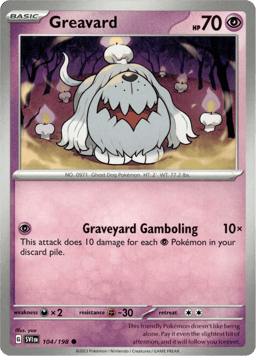 2023 Greavard #104 Scarlet & Violet