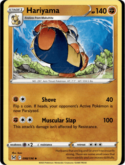 2022 Hariyama #98 Lost Origin