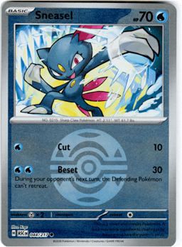 2026 Sneasel (Ball Reverse Holofoil) #44 Ascended Heroes