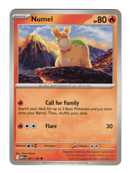 2025 Numel #21 Mega Evolution