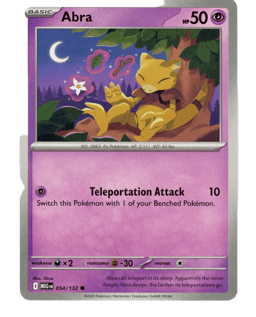 2025 Abra #54 Mega Evolution