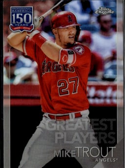 2019 Mike Trout #150C-10 Topps Chrome Greatest Players
