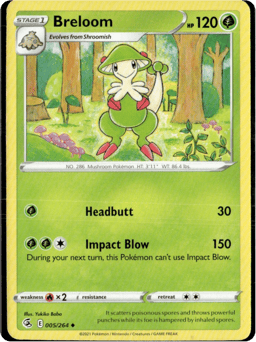 2021 Breloom #5 Fusion Strike