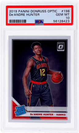 2019 Donruss Optic Rated Rookie De'Andre Hunter #198 PSA 10