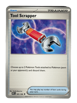 2025 Tool Scrapper #85 White Flare