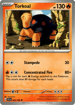 2023 Torkoal #35 Scarlet & Violet