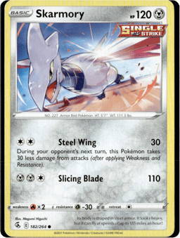 2021 Skarmory #182 Fusion Strike