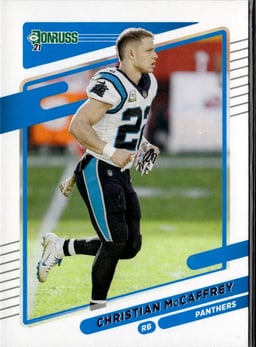 2021 Christian McCaffrey #219 Donruss