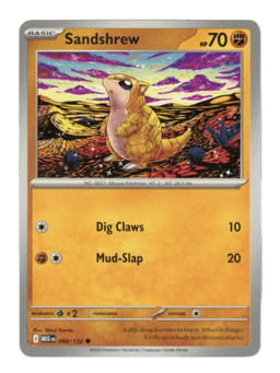 2025 Sandshrew #68 Mega Evolution