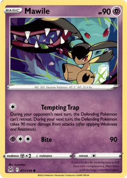 2022 Mawile #71 Lost Origin