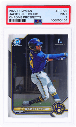 2022 Bowman Chrome Prospect Jackson Chourio #BCP-79 PSA 9