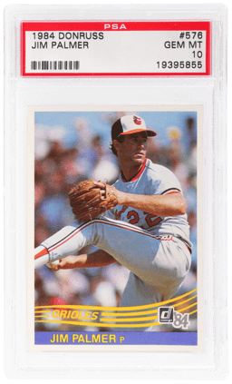 1984 Panini Donruss Jim Palmer #576 PSA 10