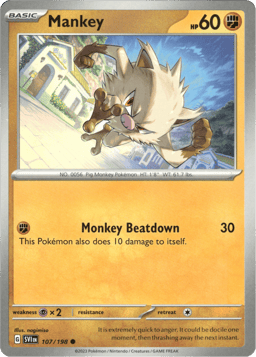 2024 Mankey #45 Paldean Fates