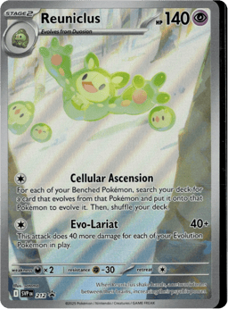 2023 Reuniclus #212 Scarlet & Violet Black Star Promos