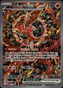 2025 Oricorio ex #24 Mega Evolution Black Star Promos