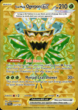 2024 Teal Mask Ogerpon ex #221 Twilight Masquerade