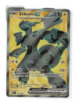 2025 Zekrom ex #158 Black Bolt