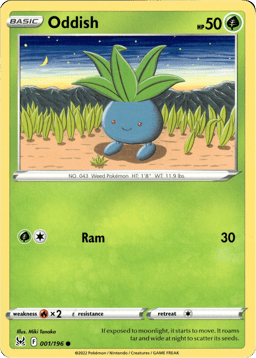 2022 Oddish #1 Lost Origin