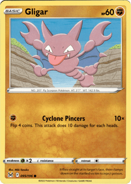 2022 Gligar #95 Lost Origin