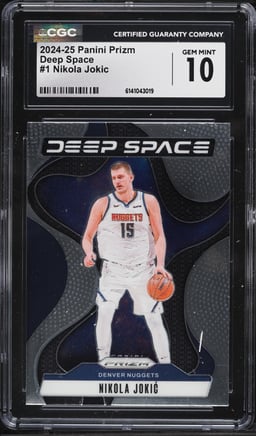 2024 Panini Prizm Deep Space Nikola Jokic #1 CGC 10 GEM MINT