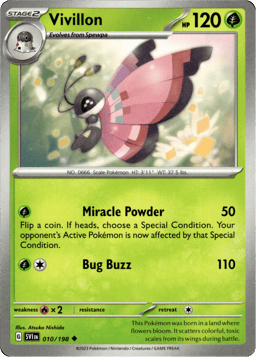 2023 Vivillon #10 Scarlet & Violet