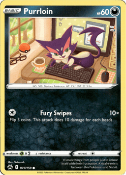 2023 Purrloin #77 Crown Zenith