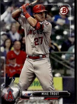 2017 Mike Trout #100 Bowman