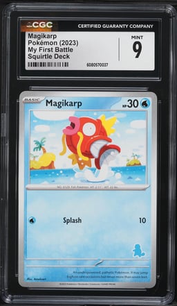 2023 Pokemon Scarlet & Violet My First Battle Deck Magikarp CGC 9 MINT