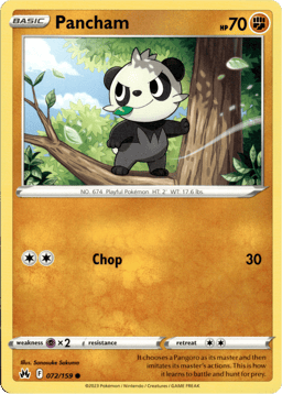 2023 Pancham #72 Crown Zenith