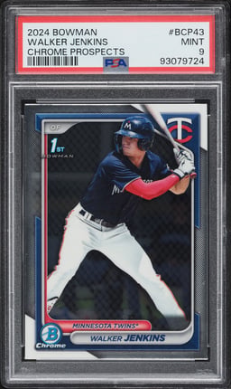 2024 Bowman Chrome Walker Jenkins PROSPECT #BCP-43 PSA 9 MINT