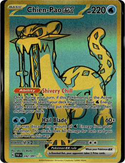 2024 Chien-Pao ex #242 Paldean Fates