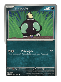 2025 Shroodle #91 Mega Evolution