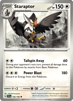 2023 Staraptor #150 Scarlet & Violet