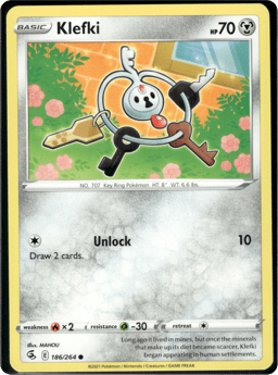 2021 Klefki #186 Fusion Strike