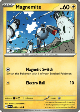 2023 Magnemite #63 Scarlet & Violet