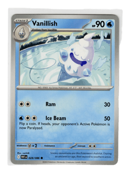 2025 Vanillish #28 White Flare