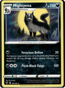 2020 Mightyena #104 Vivid Voltage